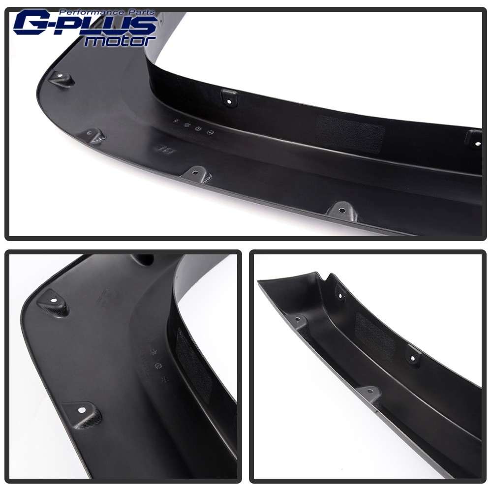 Fit For 07-14 Chevy Silverado 1500 2500/ 3500HD Pocket Rivet Wheel Fender Flares