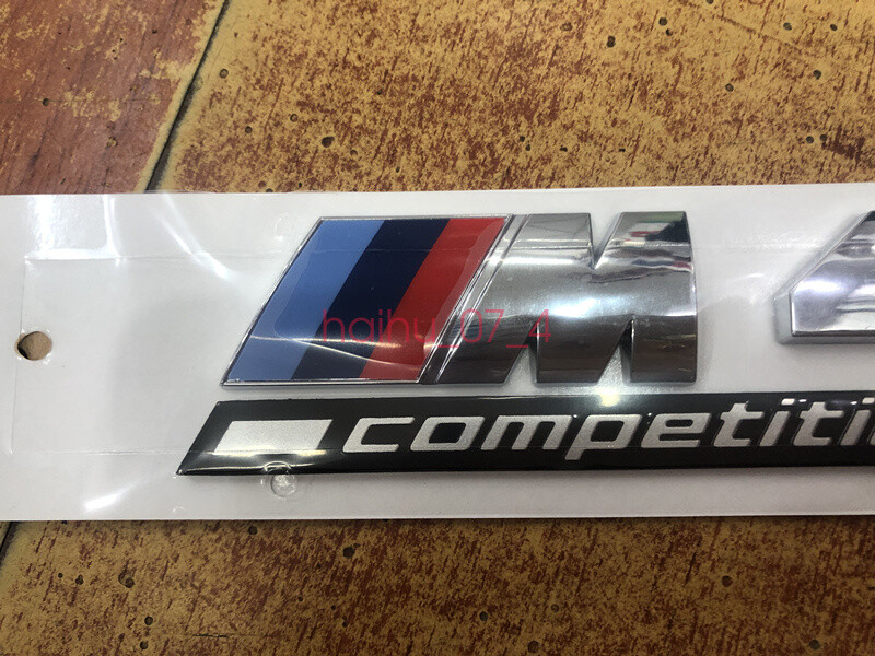Luggage Lid High Quality ABS “COMPETITION M4” Emblem Decal Badge for M4