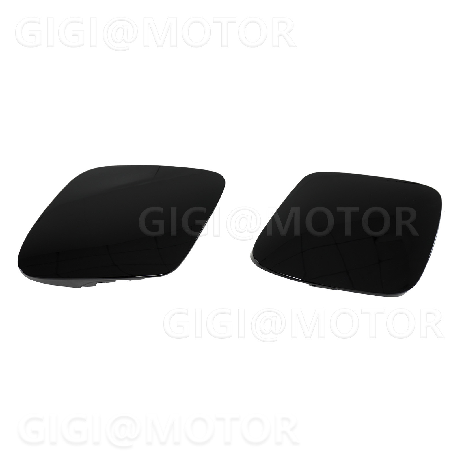 For Corvette C5 1997-2004 Gloss Black Front Headlight Cover Beezl Left Right Set