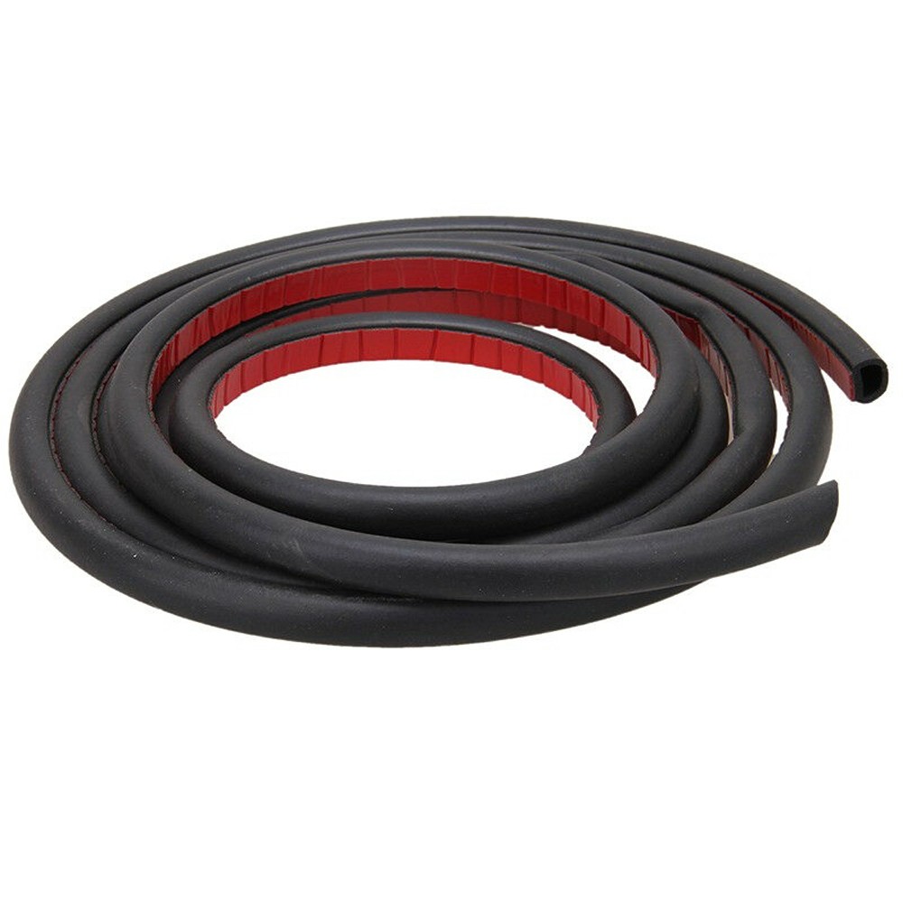16FT Rubber Weather Stripping Door Seal D-Shaped Automotive Weather Stripping