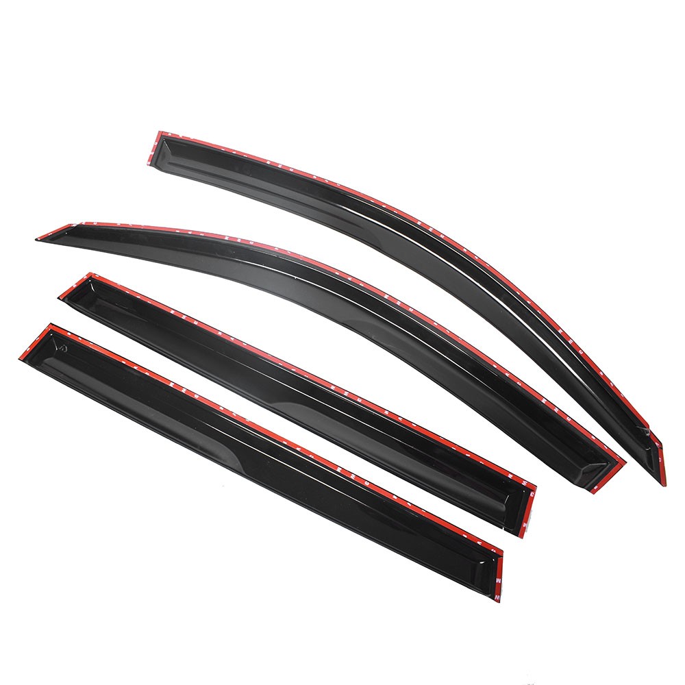 Fit For Toyota Rav4 2006-2011 12 Black Window Visor Vent Rain Guards Deflector