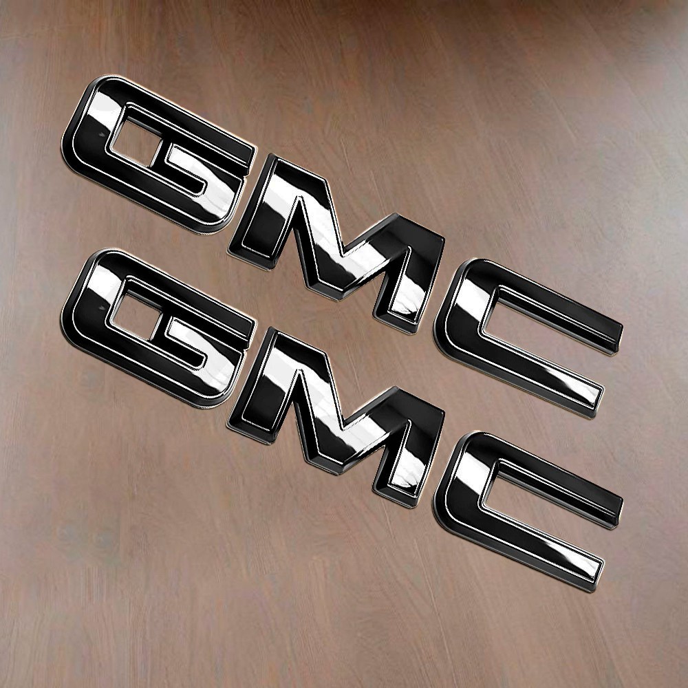 2019-26 GMC Sierra 1500 2500HD 3500HD Front Rear Glossy OVERLAY Emblem 23+Canyon