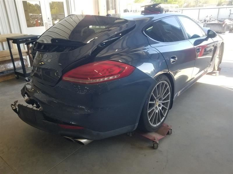 15 PORSCHE PANAMERA S ROCKER PANEL MOULDING SIDE SKIRT LEFT DRIVER BLUE