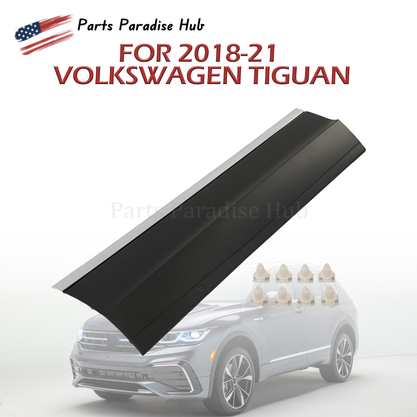 NEW 5NL854950JRYP Right Rear Door Trim Molding For 2018-2021 Volkswagen Tiguan