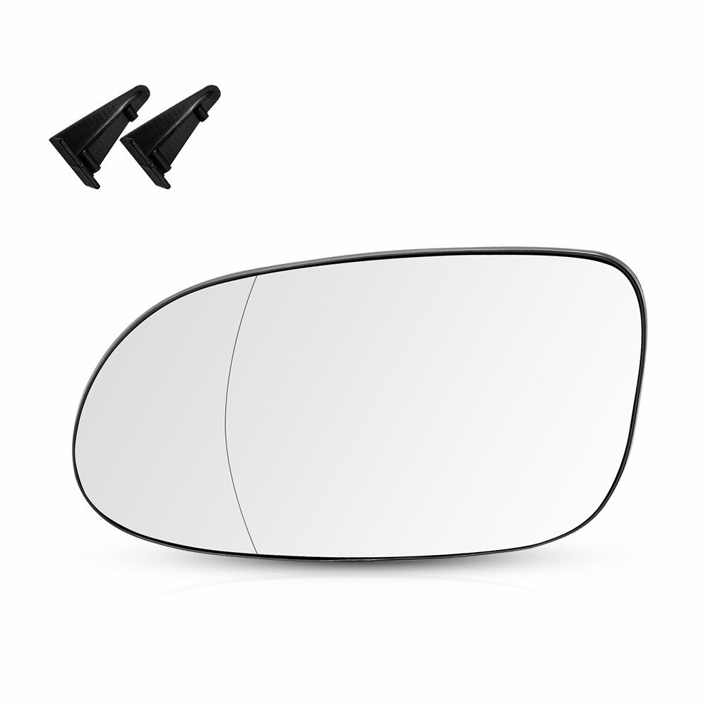 Mirror Glass Side Driver Left For 2003-06 Mercedes Benz CLK500 Base Replacement