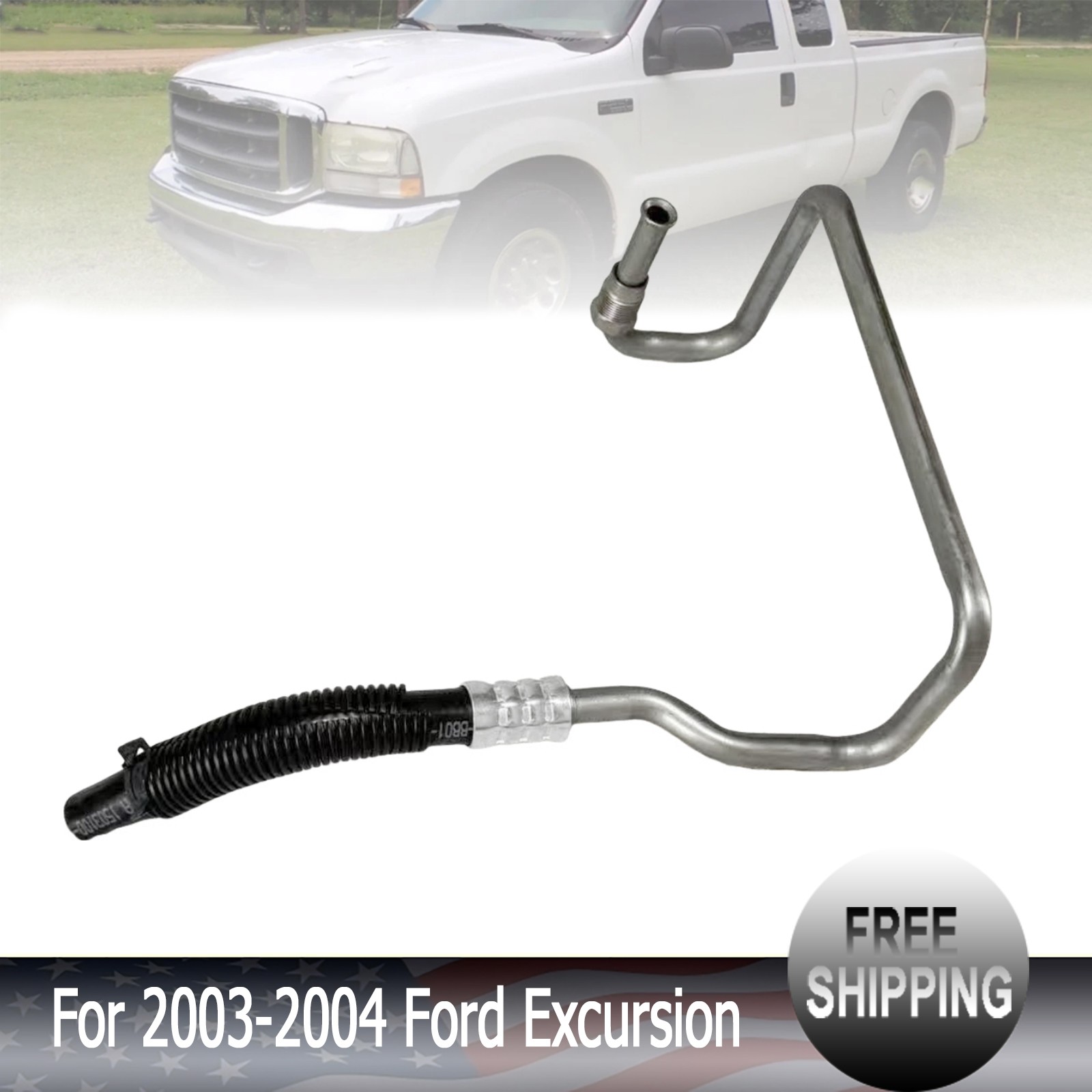 Transmission Cooler Line Hose Pipe For Ford Super Duty 2003-2004 4C3Z-7B028-CA