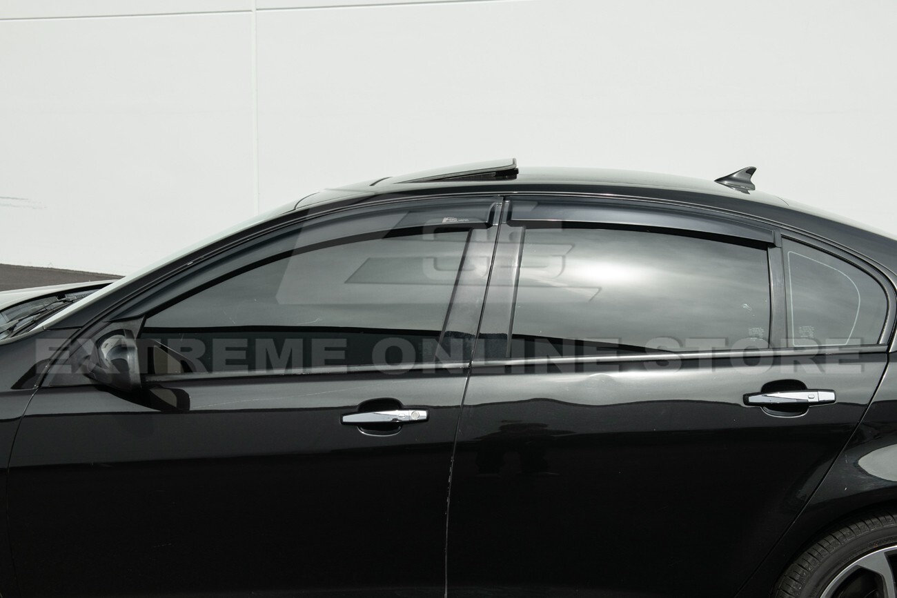 EOS Visors For 14-17 Chevy SS Tape On Style Side Vents Window Visors Rain Guards
