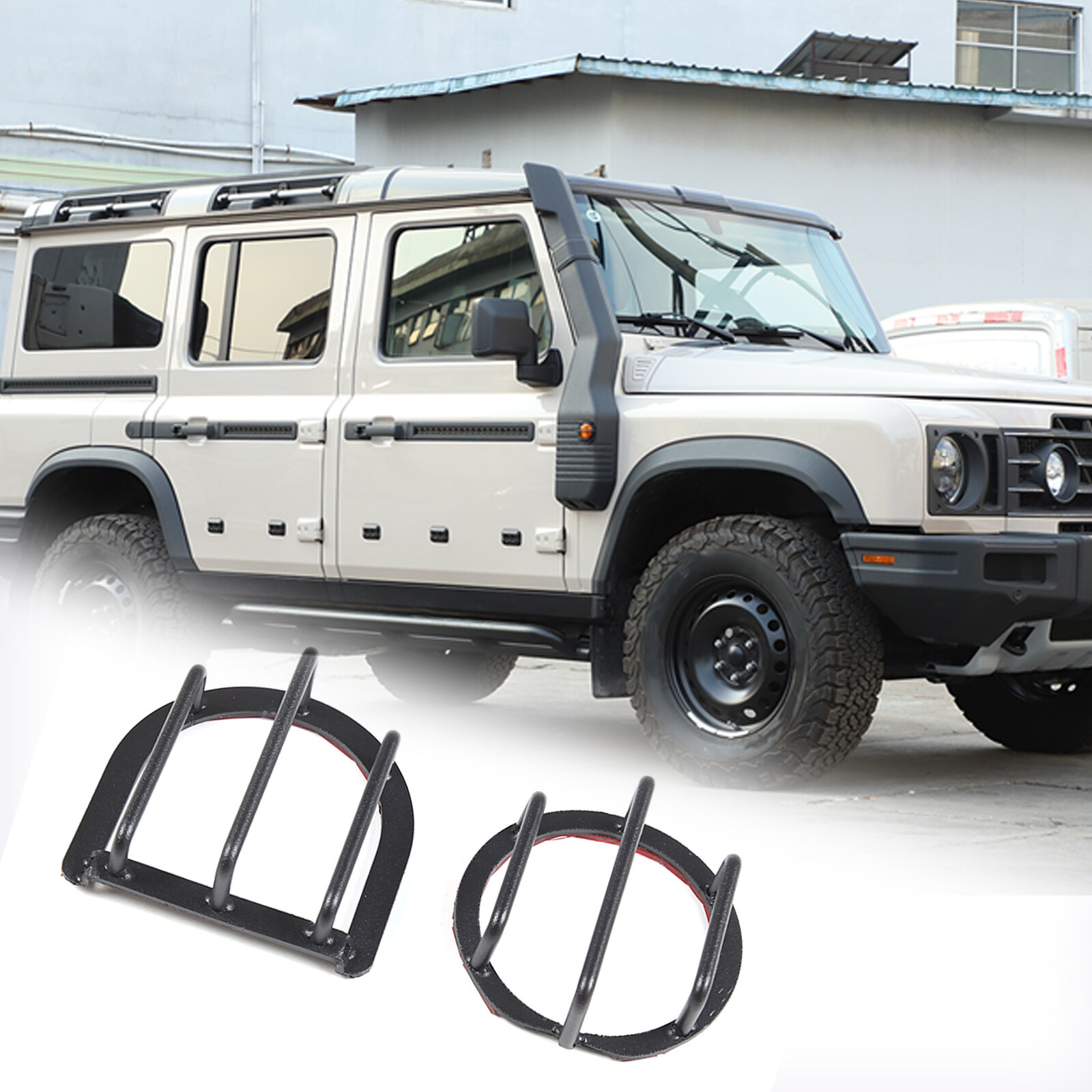 Steel Turn Side Signal Light Protect Guards Cover For Ineos Grenadier 2024-2025