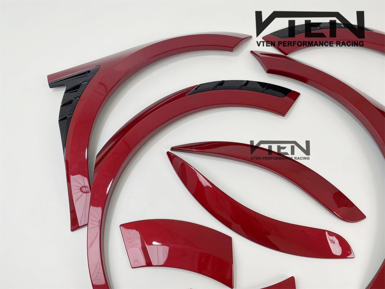 Wheel Fender Flares Cover For Toyota Camry 2018-2022 SE XSE Red