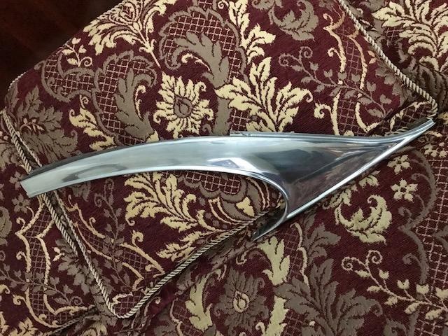1955-1956-1957 Chevrolet Belair 2 Dr HT Pair C Pillar Roof to Quarter Moldings