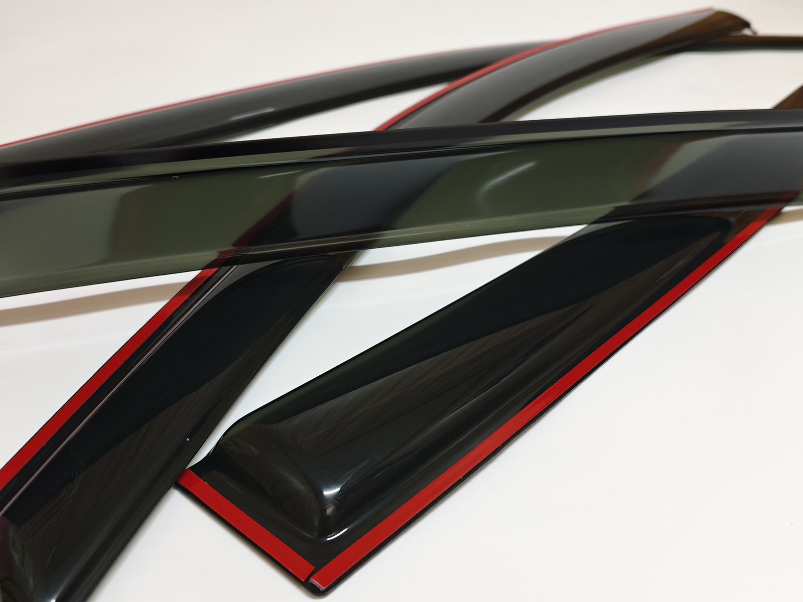 IN-CHANNEL Window Visors Sun Vent Rain Guard Fit Nissan Titan Crew Cab 2016-2024