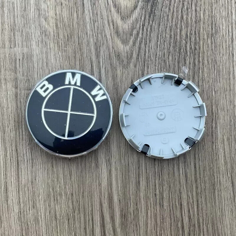 Set of 4 Fit for B-M-W 68mm Wheel Rim Cover Hubcaps Emblem Badge In Box