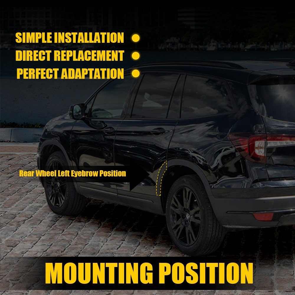 Rear Door Wheel Arch Garnish Driver Side For 2016-2022 Honda Pilot 75395-TG7-A01