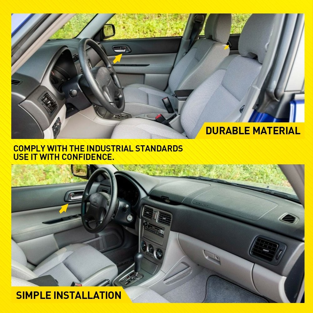 4xInside Interior Door Handles For Subaru Forester 2003 2004 2005 2006 2007 2008