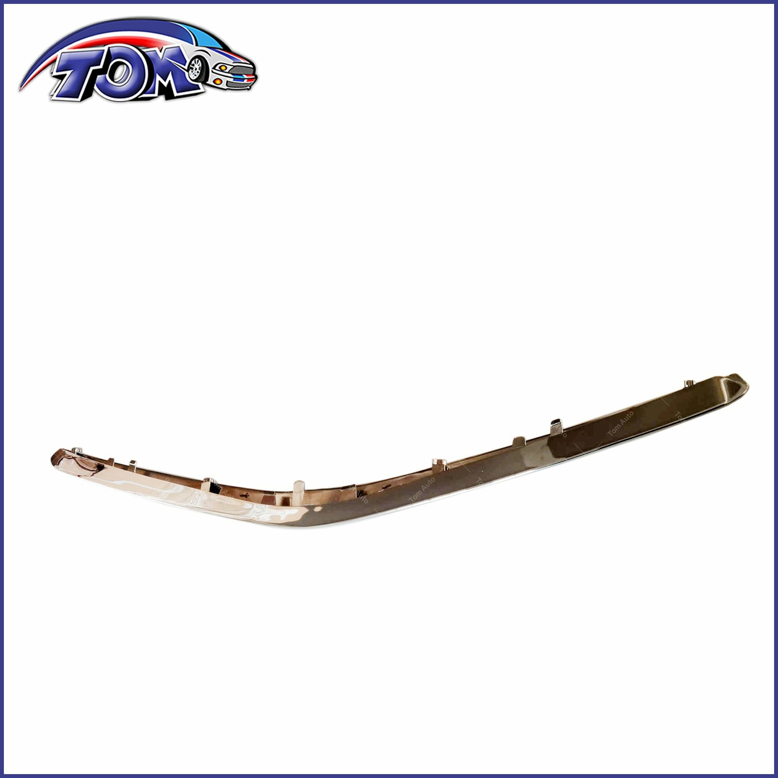 Front Bumper Molding Bumper Trim Chrome Plastic For 2006-2009 Toyota Prius 1.5L