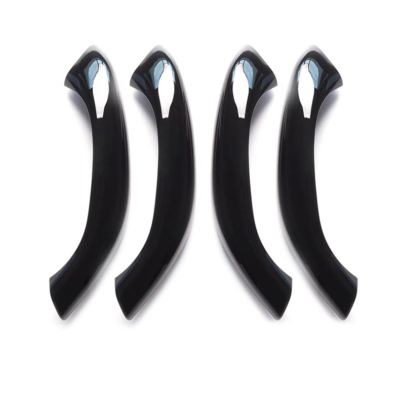 Car Interior Door Handle Trim Accessories Black Fits 2016-2022 BMW X1 X2 F48 F39