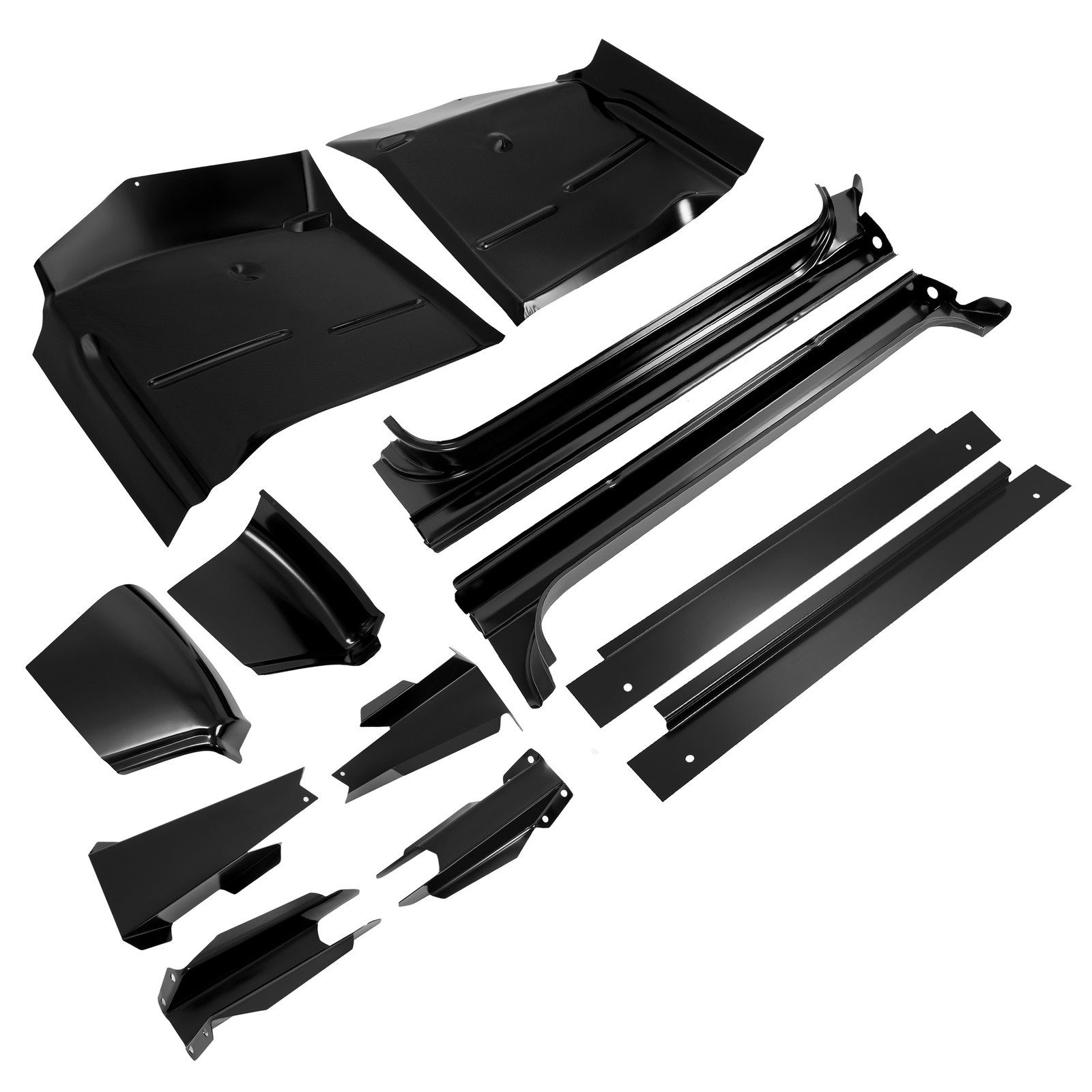 12PC Rocker Panel+Cab Corner+Support Mount+Floor Pan For 60-66 Chevy&GMC C/K K10