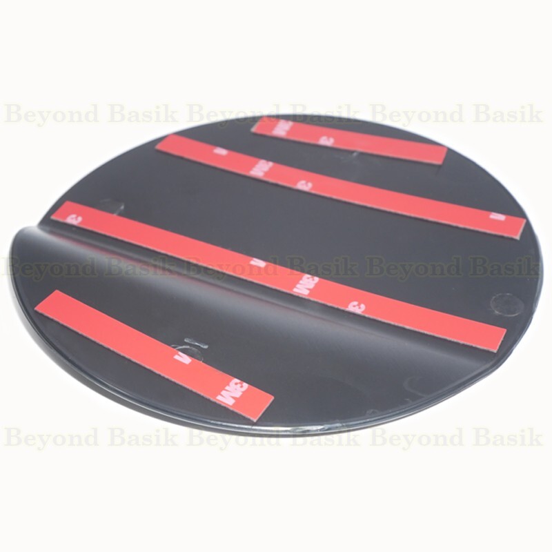 2015-19 2020 2021 2022 2023 Ford Mustang GLOSS BLACK Gas Fuel Door COVER Overlay