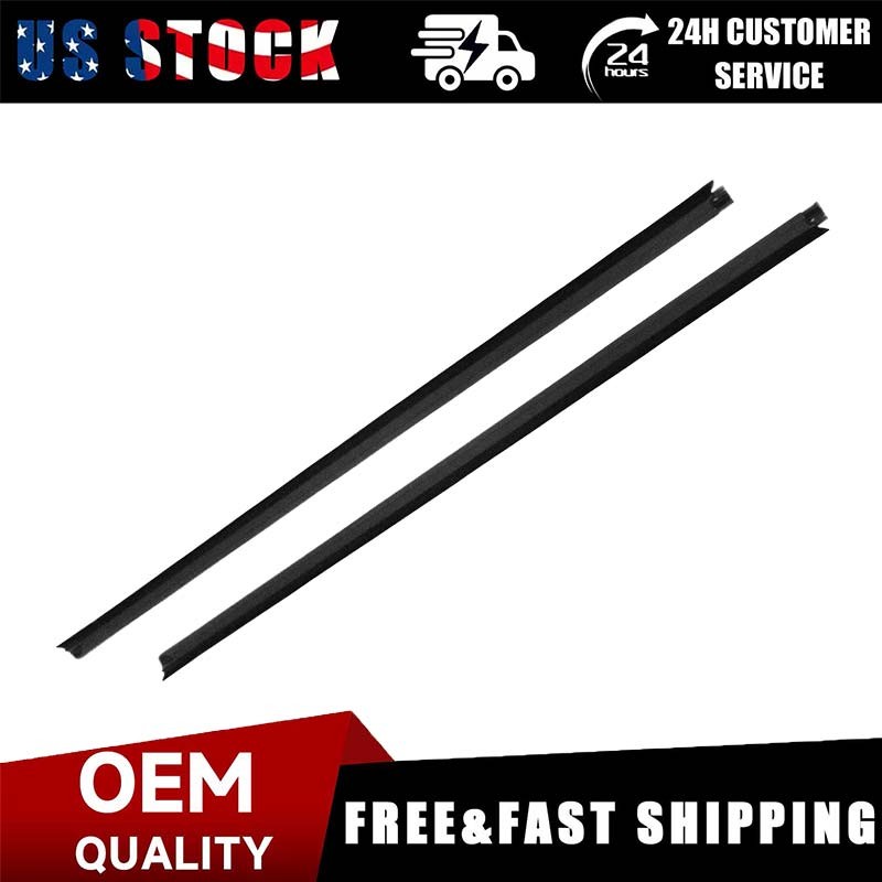 Front Outer Window Belt Molding Weatherstrip Seal Pair for Ram Pickup Truck New