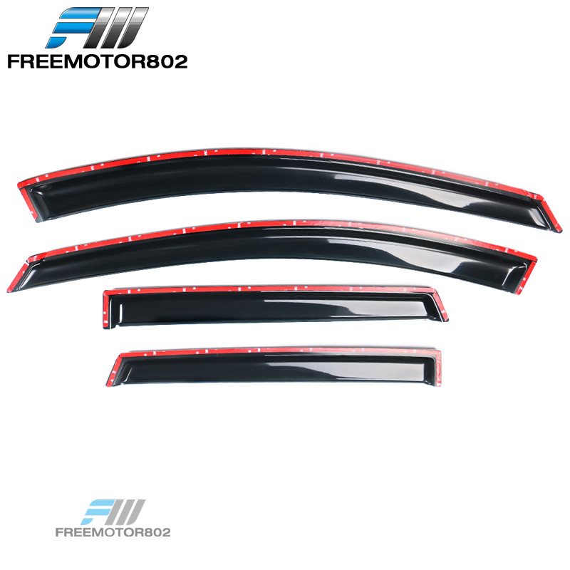 Fits 09-13 Nissan Rogue 14-15 Rogue Select Window Visor Acrylic Slim Style