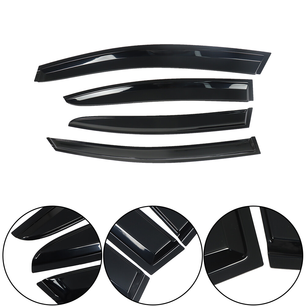 Window Visors Deflector Guard Acrylic Visor Guard Fit For 2015-19 Subaru WRX STI