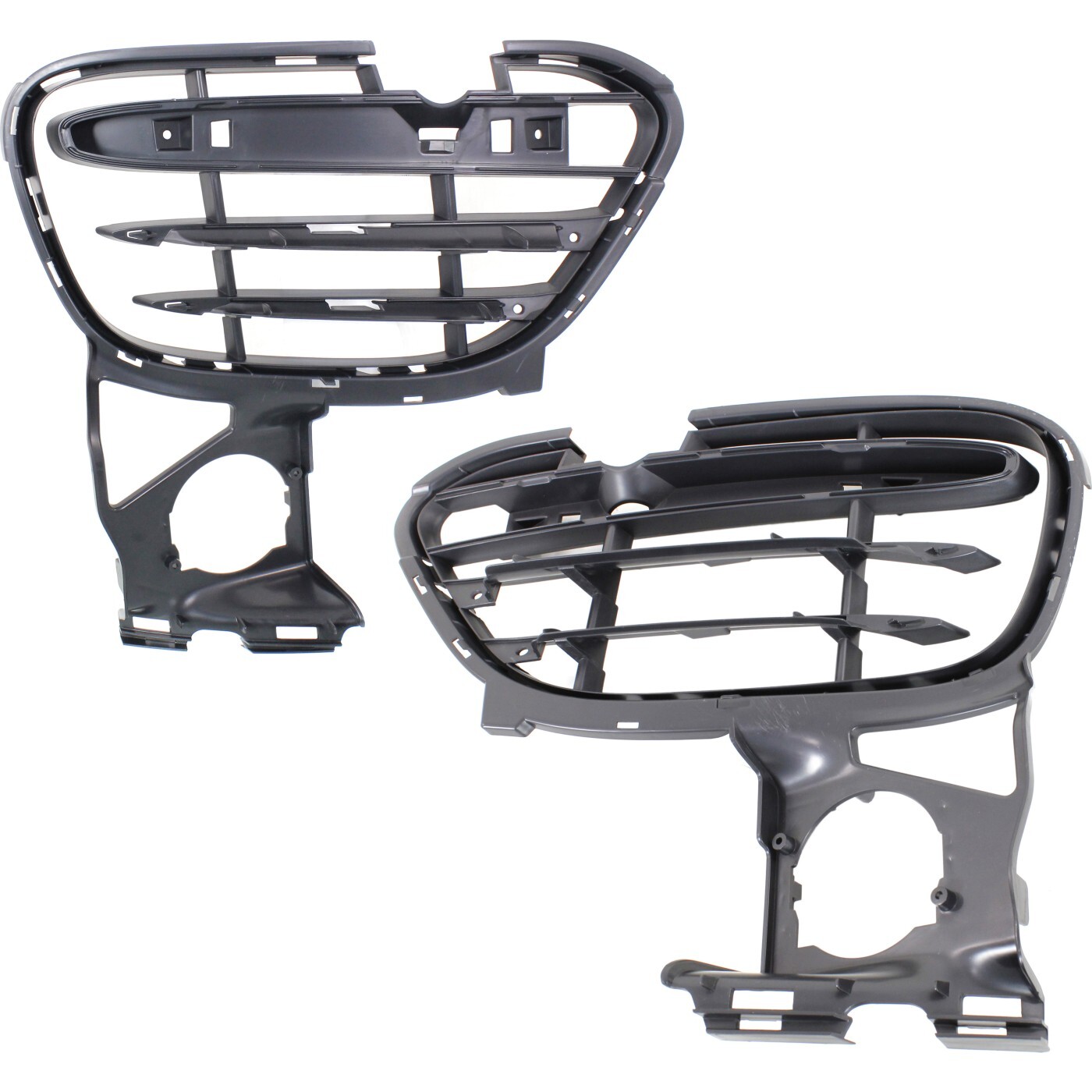 Bumper Grille For 2011-2014 Porsche Cayenne Set of 2 LH and RH