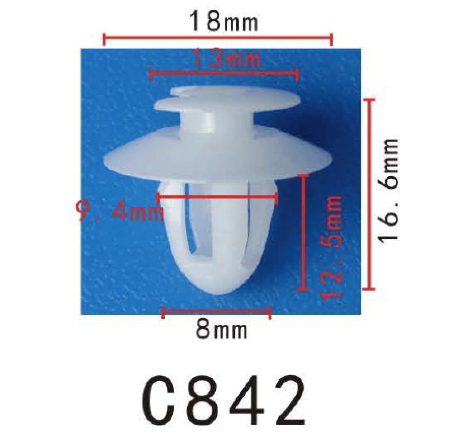 20Pcs Fit Mercedes Benz 003-988-41-78 Door Trim Panel Retainer Clip A0039884178