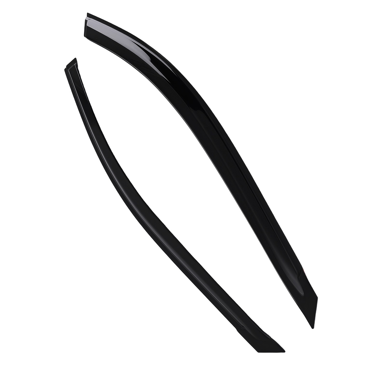 Acrylic Window Visors Rain Guards Set for Nissan Altima 2019-2024 Black 4pcs