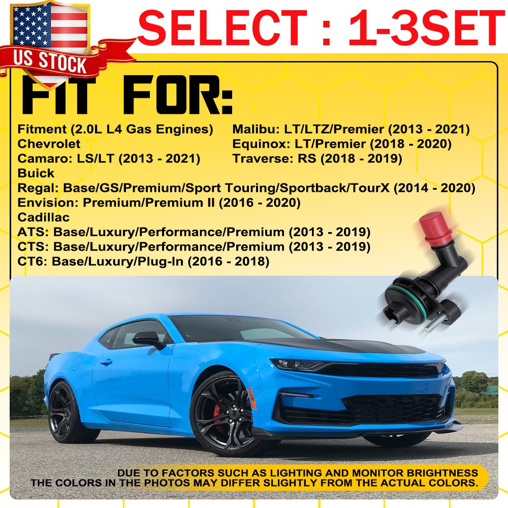 4-12PCS Positive Crankcase Ventilation PCV Valve for Cadillac ATS 2013-2018 2019