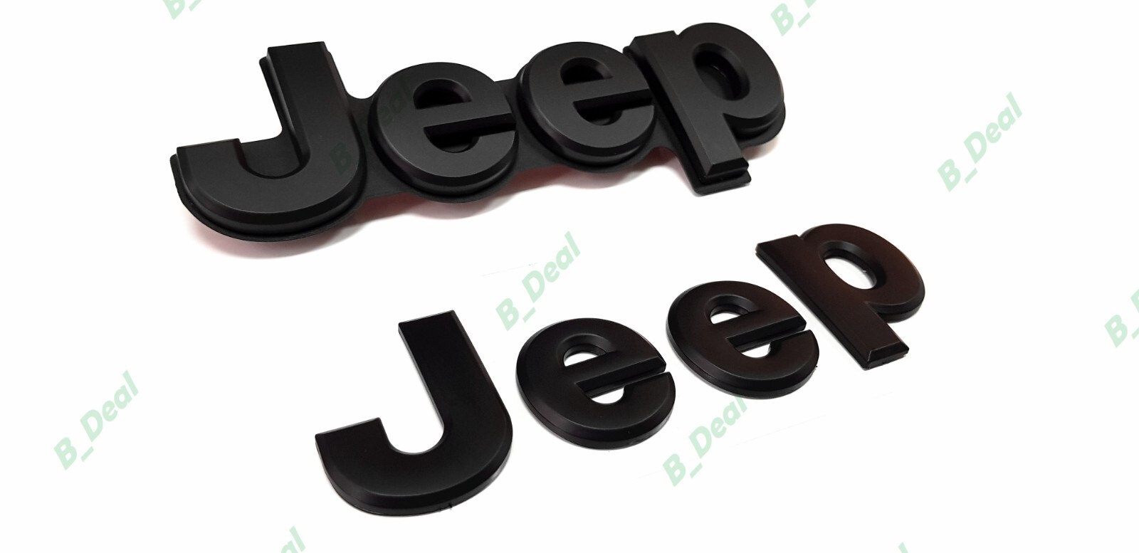 Matte Black Front Rear Jeep Door 4×4 Emblems 2014-2016 Grand Cherokee