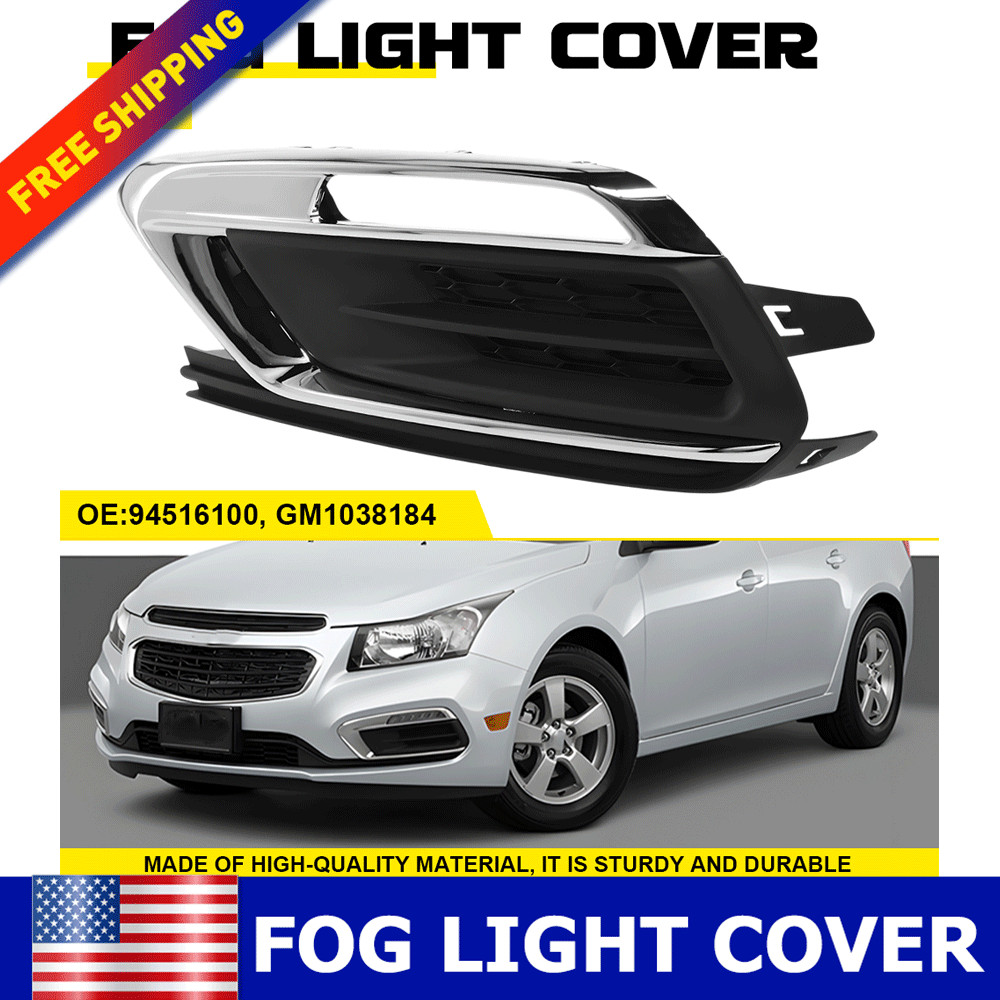 Fog Light Cover Bezel LH Driver Side For 2015 2016 Chevrolet Cruze 94516100 Left