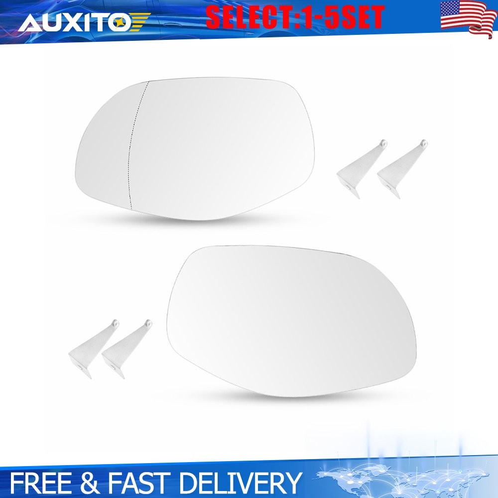 Heated Mirror Glass Left Right Side for Porsche Cayenne 2008 2009 2010 OE 2-10X