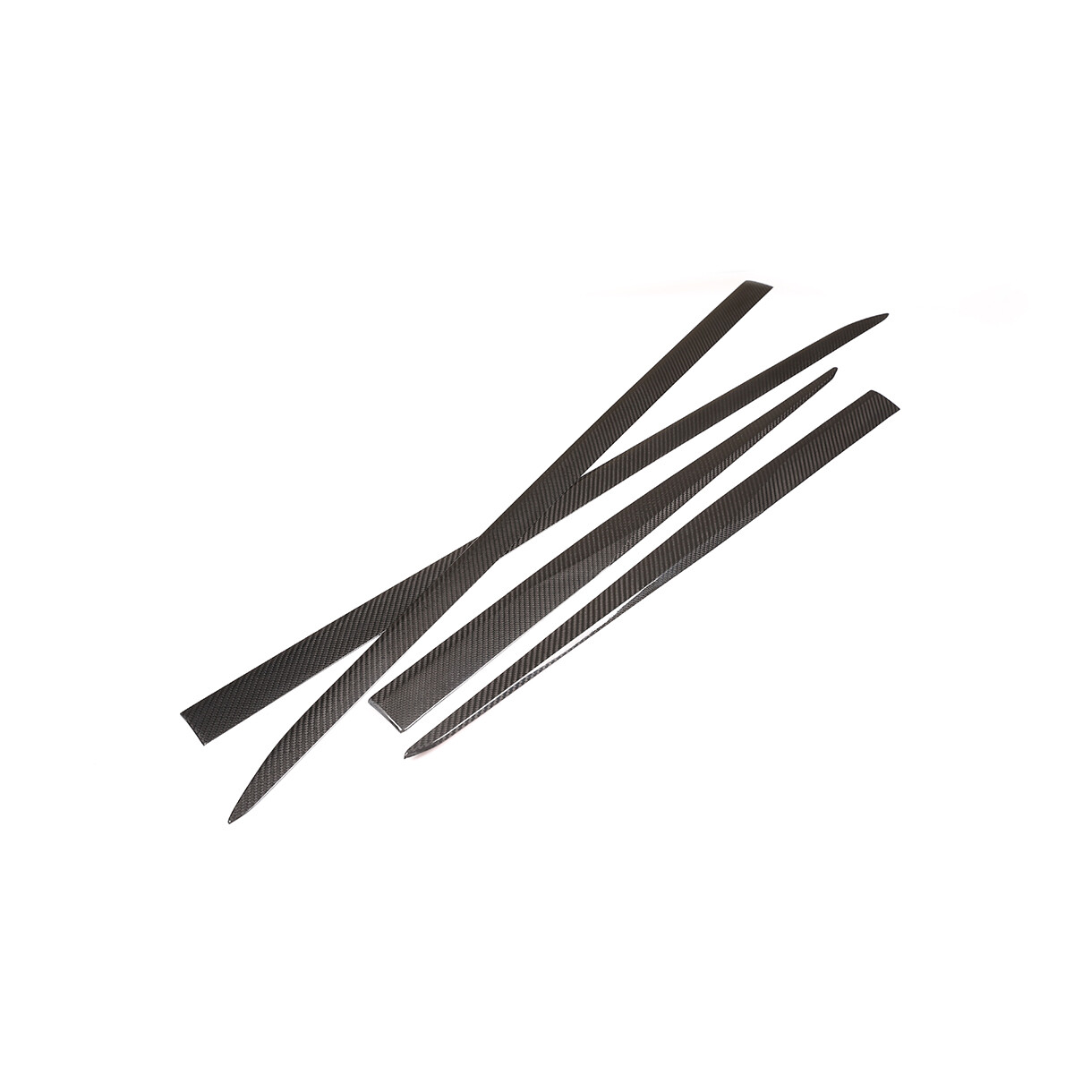 Real Carbon Fiber For LAMBORGHINI URUS 18-22 Door Side Body Molding Trim Strips