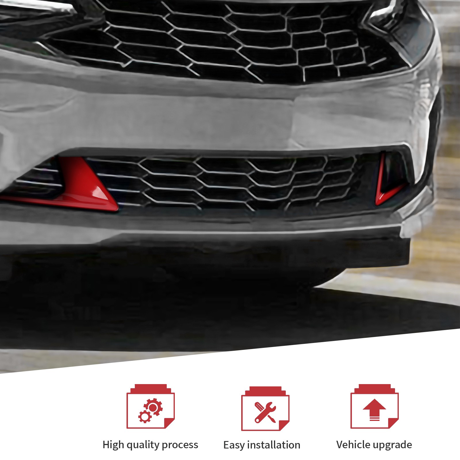 Front Bumper Grille Insert Cover Trim Decors Kit For Chevrolet Camaro 2019+