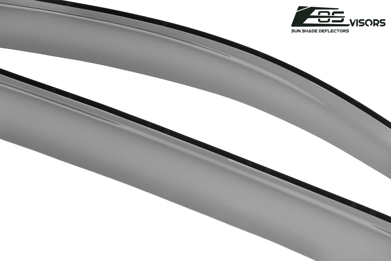 EOS Visors For 05-15 Toyota Tacoma Crew Cab IN-CHANNEL Side Window Rain Guards