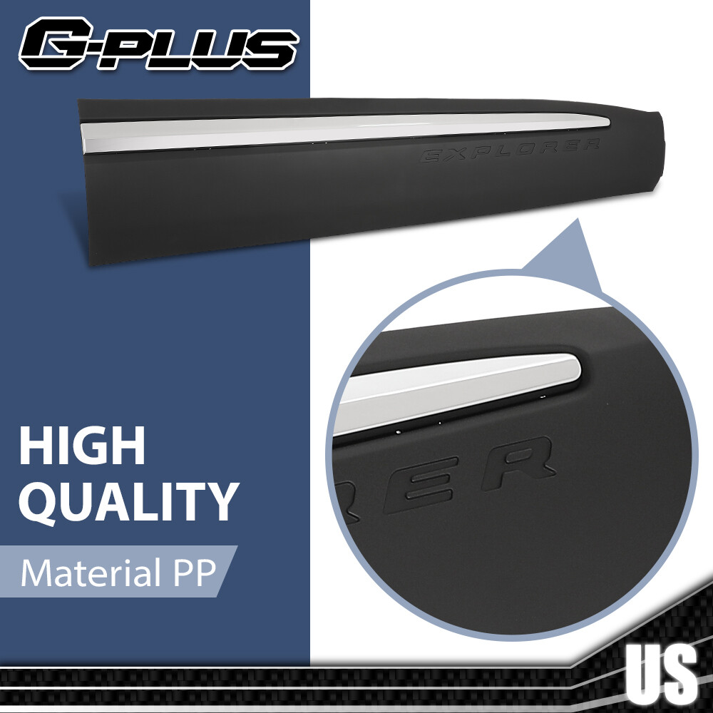 Fit For 2020-2023 Ford Explorer Front Door Lower Molding w/Chrome Trim Right