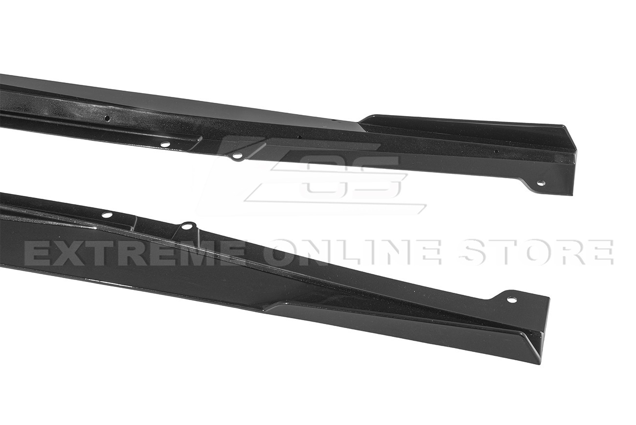 For 23-Up Corvette C8 Z06 | EOS Performance MATTE BLACK Side Skirts Extension