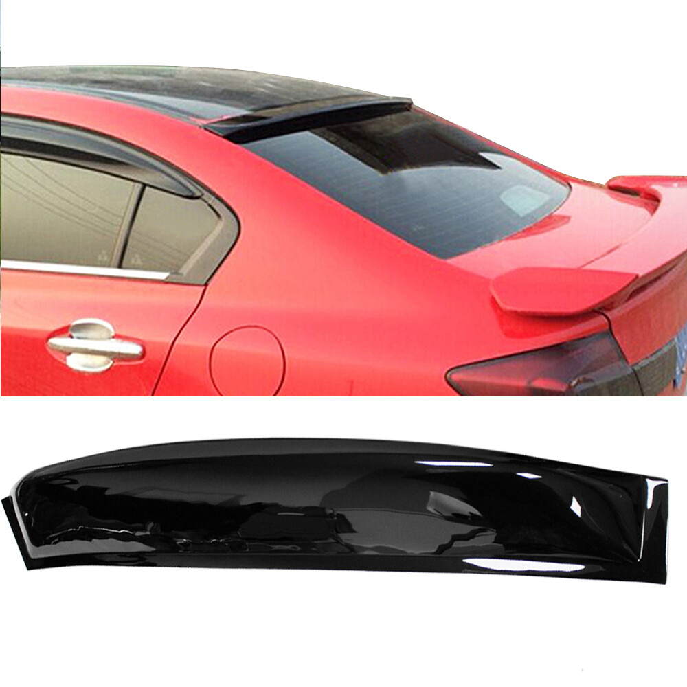 For 06-15 Honda Civic 4DR Sedan ABS Rear Window Roof Vent Visor Spoiler Wing