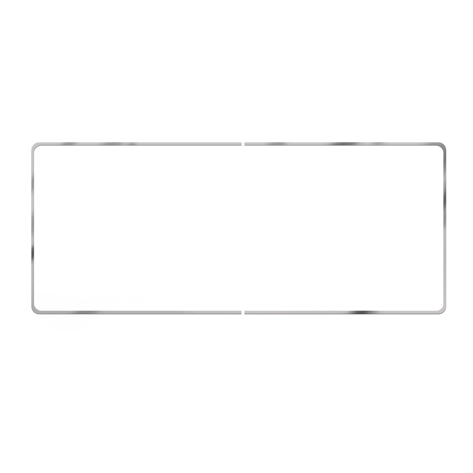 VW Bus American Style Side Window Molding Trim Aluminum 241853333