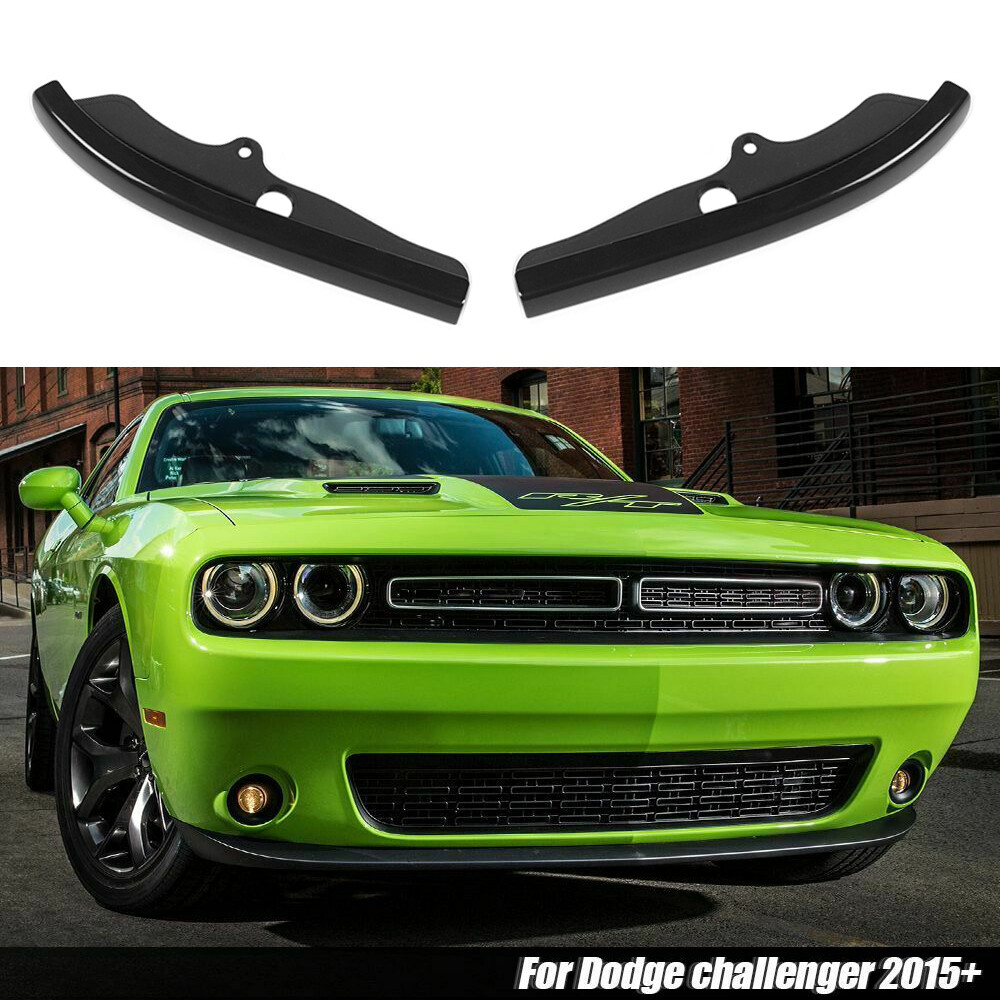 for Dodge Challenger 2015+ Front Bumper Lip Splitter Protector Cover Trim Decor