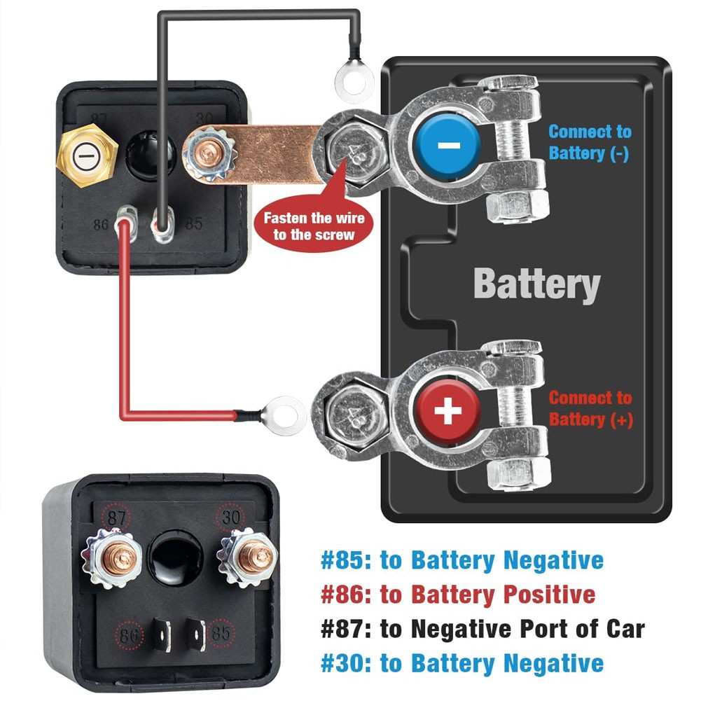 12V 200A Car Remote Battery Disconnect Switch Kill Switch Isolator Wireless