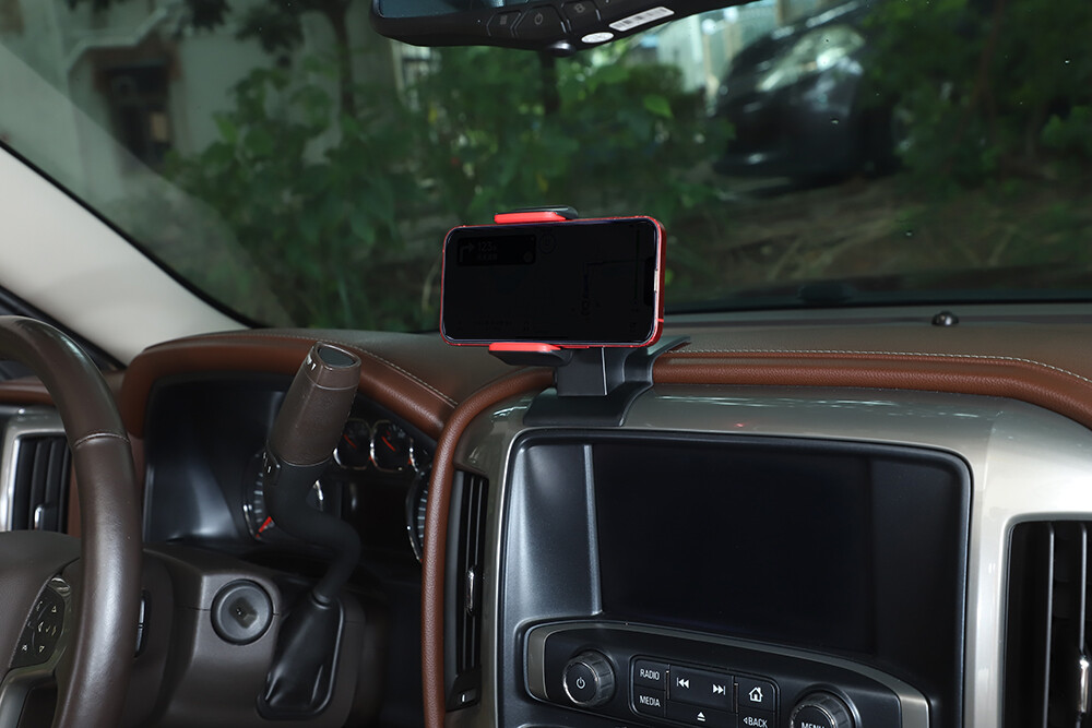 Center Console Phone Bracket Mount Holder For Chevy Silverado GMC Sierra 2014-18