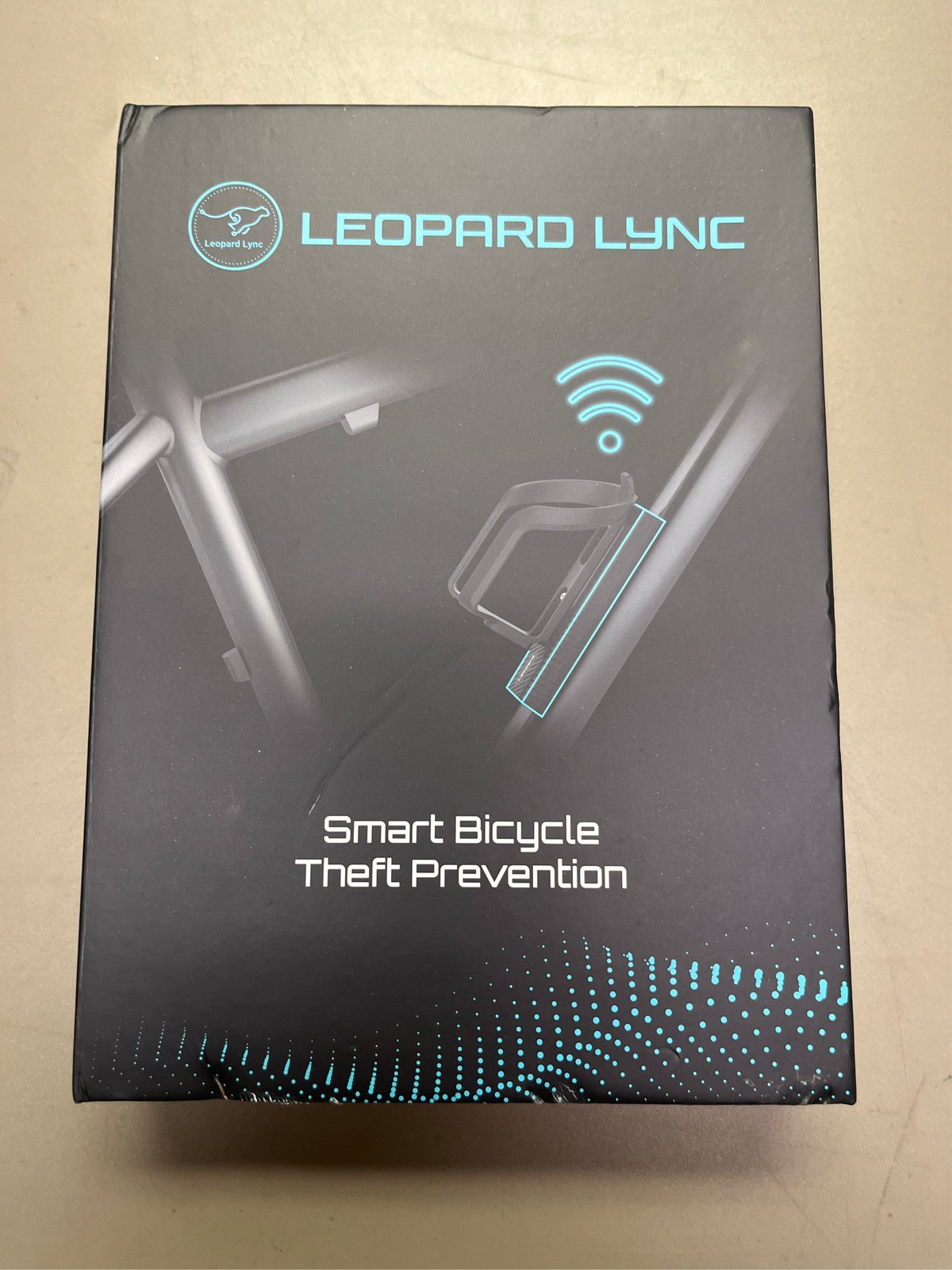 Leopard Lync Bicycle Theft Prevention GPS Tracker with One Year Data Plan, Real-