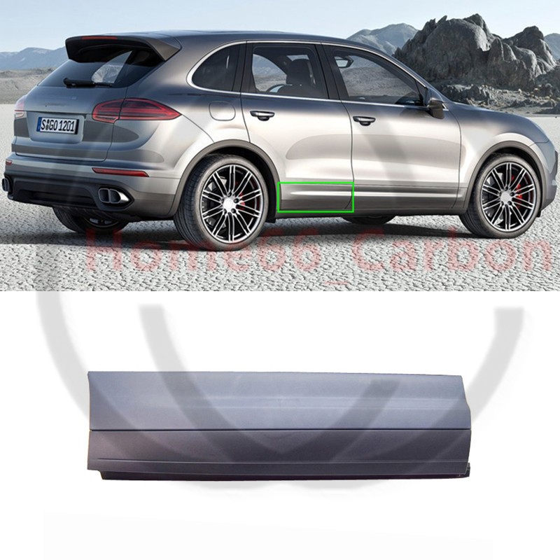 🔊For Porsche Cayenne 2011-2017 Unpainted Right Rear Skirt Cap Molding Trim