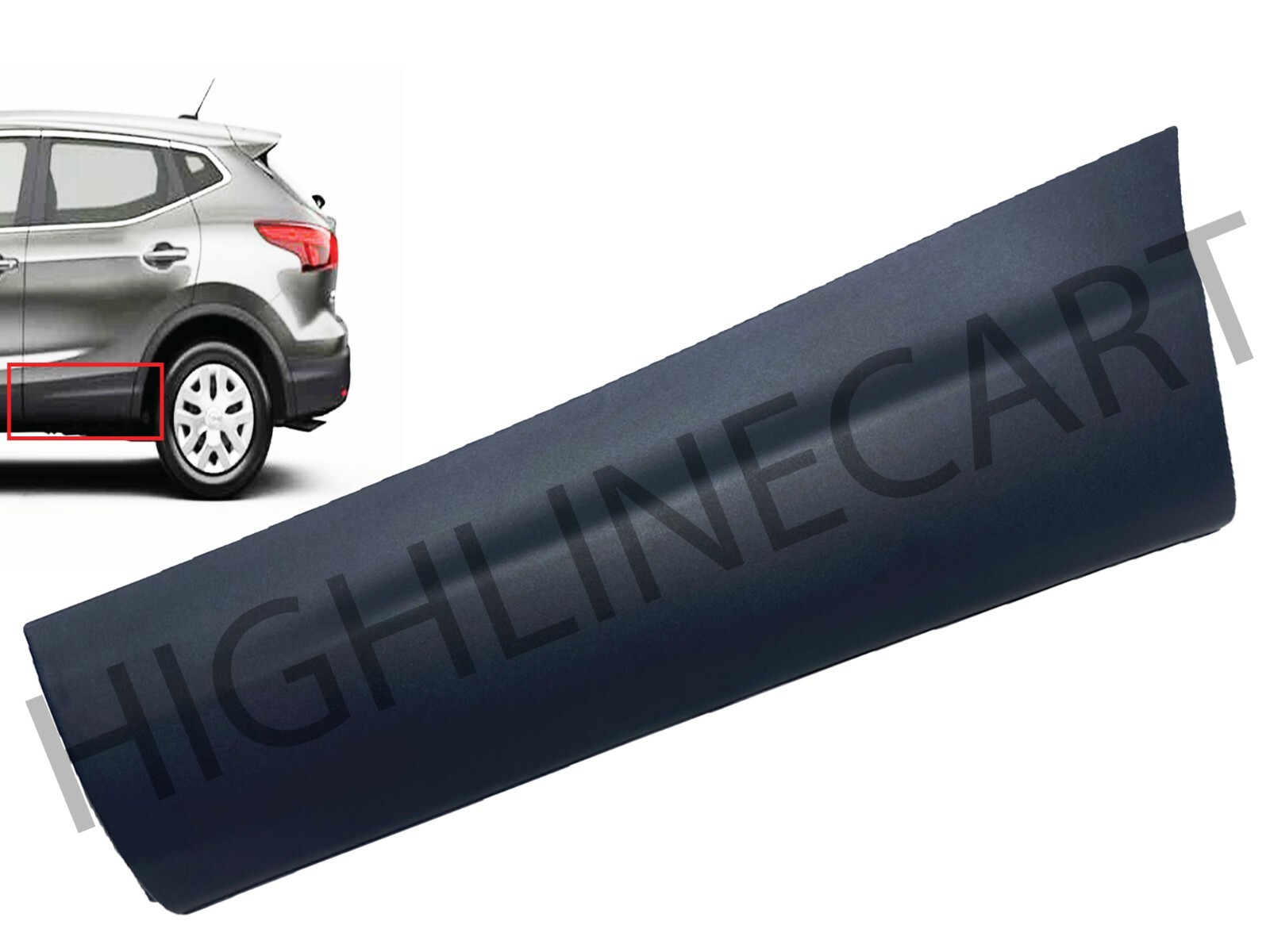 For 2017 2018 2019 2020 2021 2022 Nissan Rogue Sport Left Rear Door Trim Molding