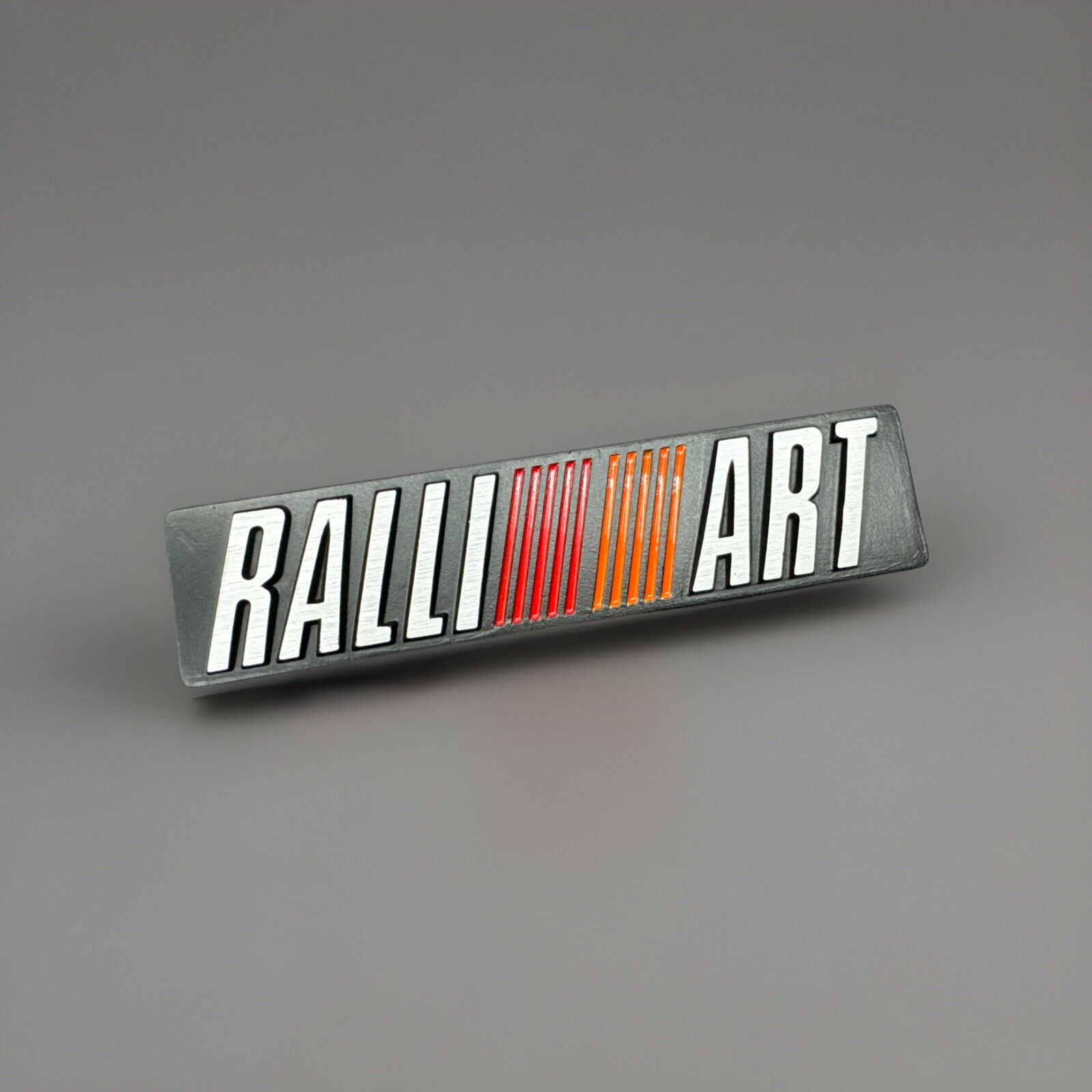 RALLI ART Metal ALUMINUM Badge EVO ECLIPSE Lancer Mirage Galant Evolution Pagero
