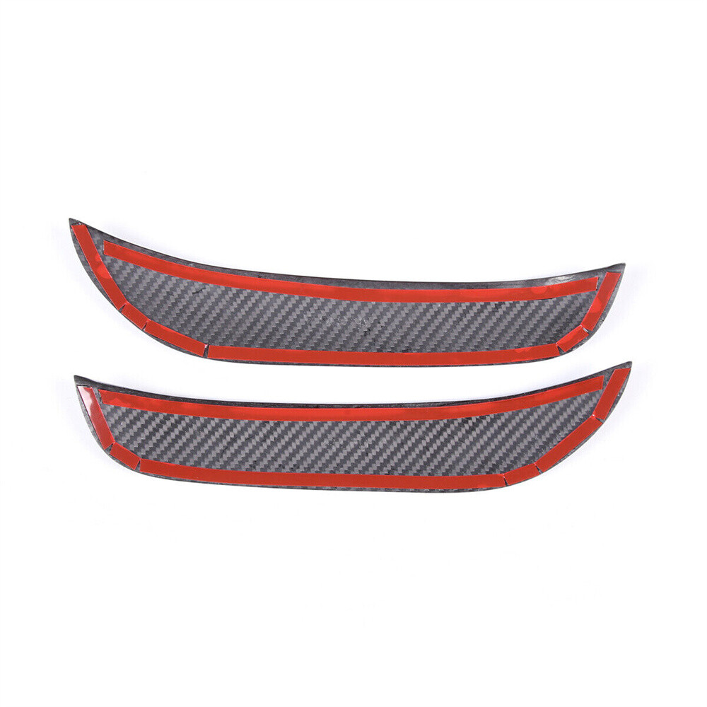 Real Carbon Fiber Front Fog Light Panel Cover Fit For Maserati Grecale 2022-2024