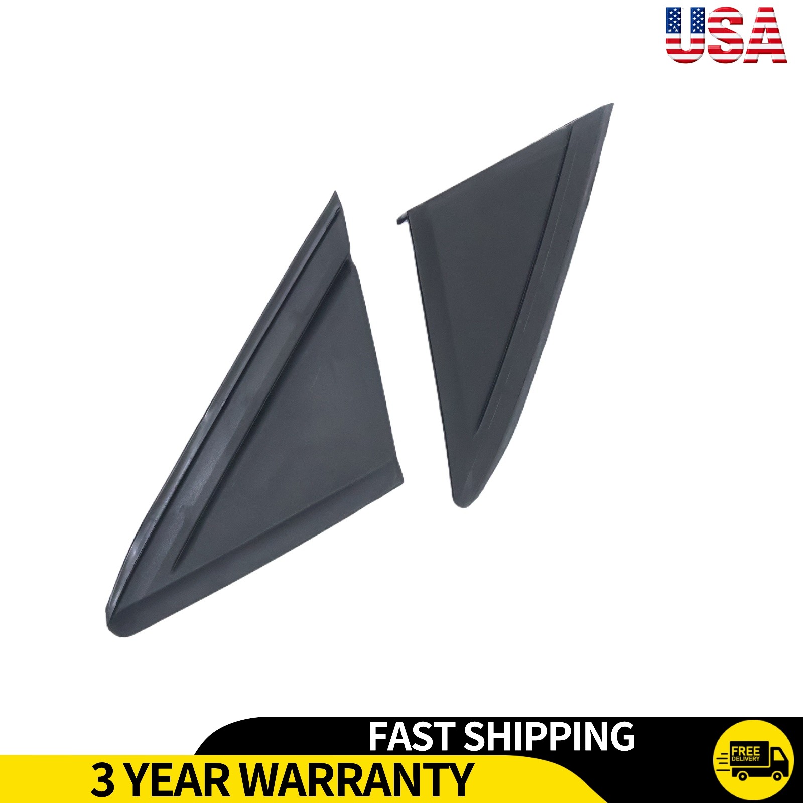 New Fits 2013-2019 Ford Escape Front Left+Right Mirror Corner Triangle Cover