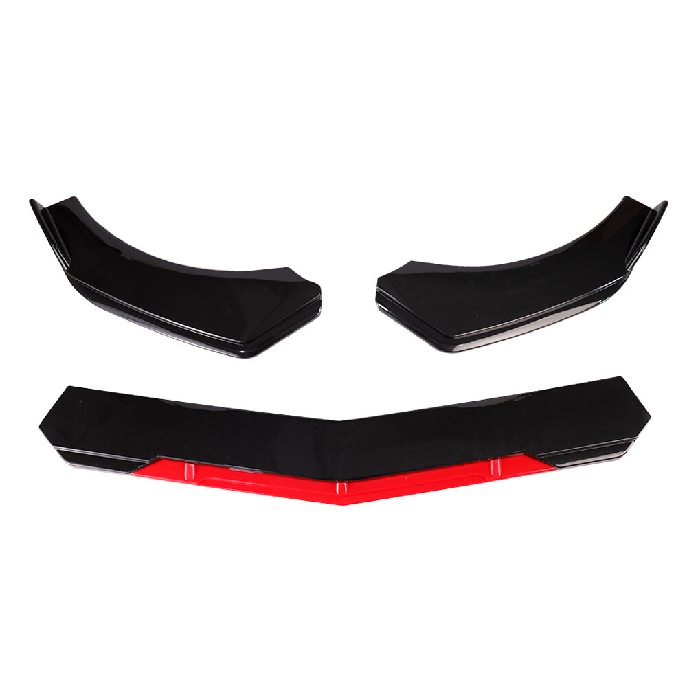 For Lexus ES250 ES300 ES350 Front Bumper Lip Spoiler Splitter Gloss Black Red