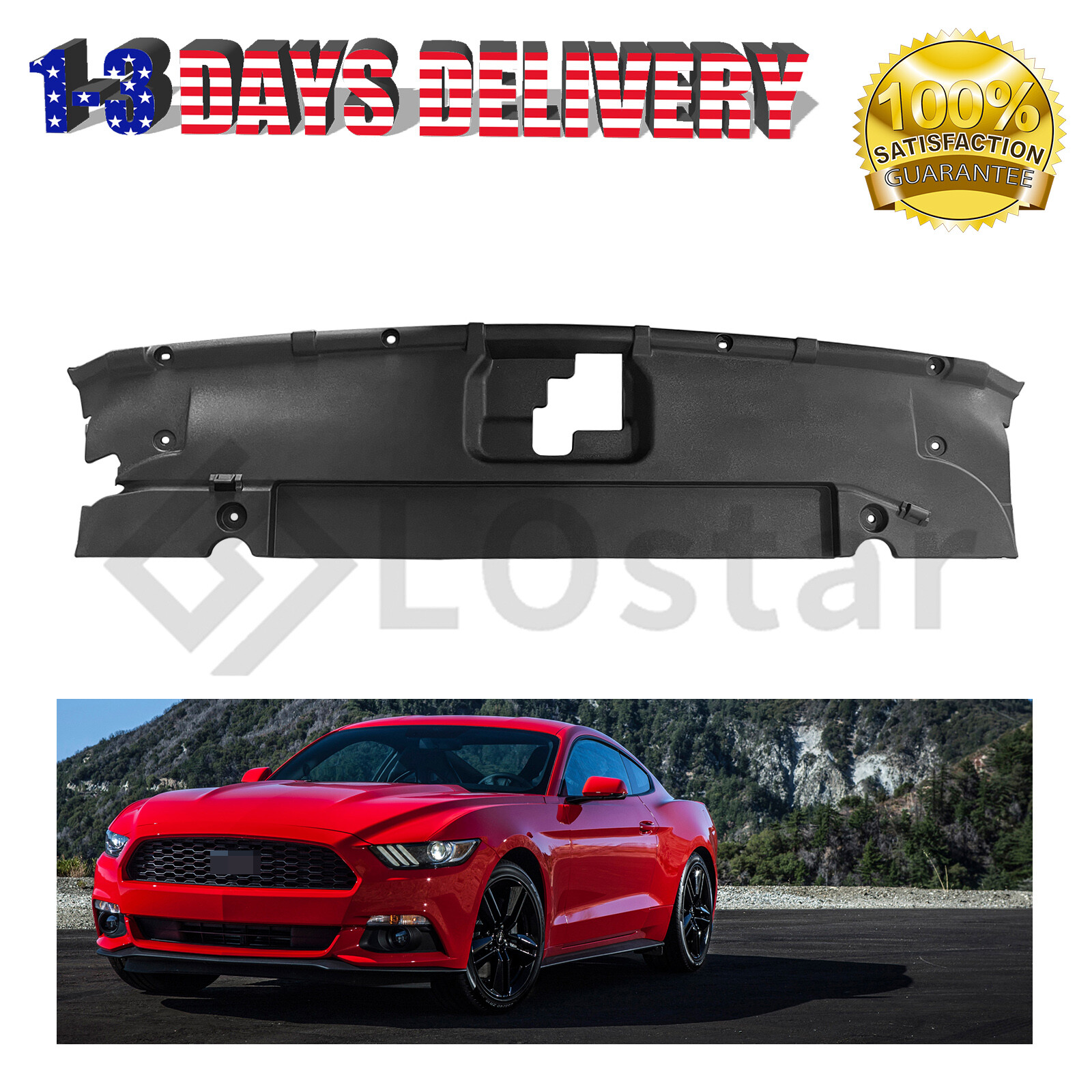 Radiator Support Cover Upper Fits 2015-2017 Ford Mustang #FO1224119 FR3Z8C291A